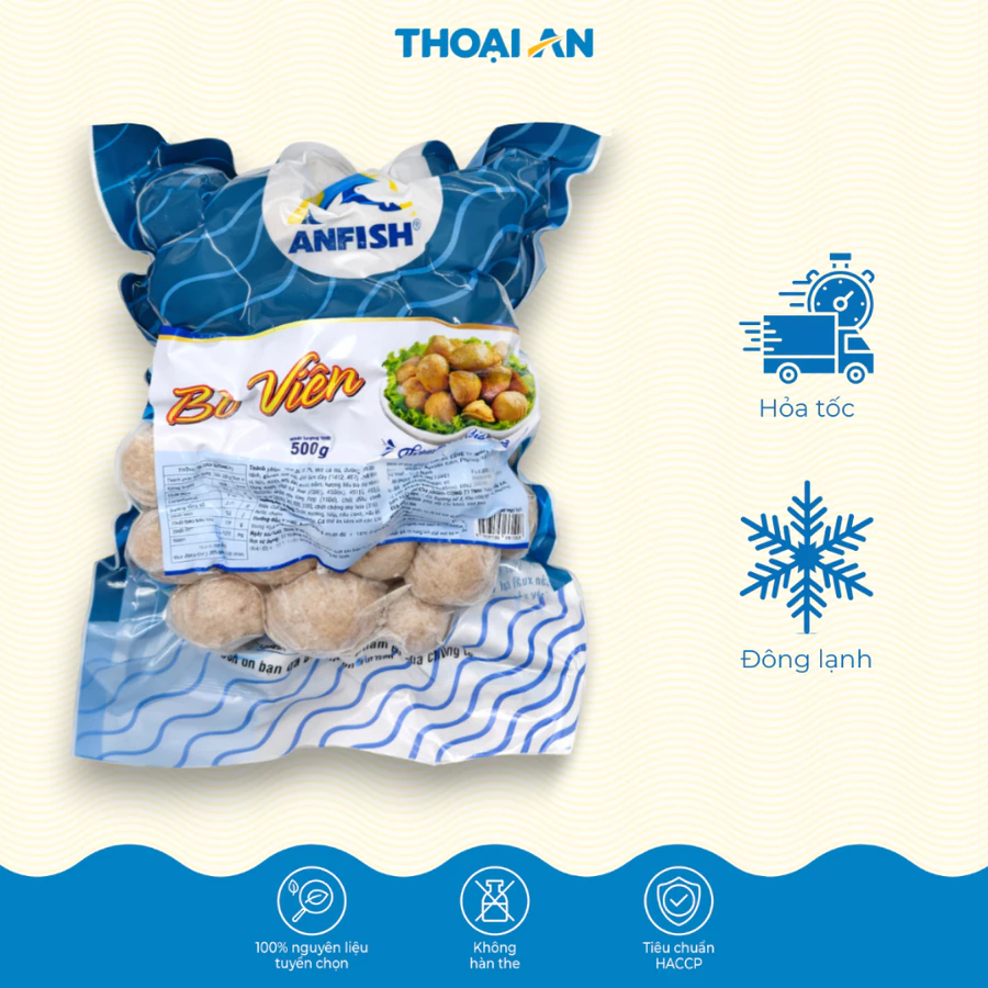 Bò viên Thoại An 500g (Đông lạnh) Bò viên Thoại An 500g (Đông lạnh)