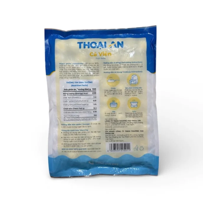 Cá viên Thoại An 500g (Đông lạnh) Ca vien Thoai An 500g Dong lanh 03