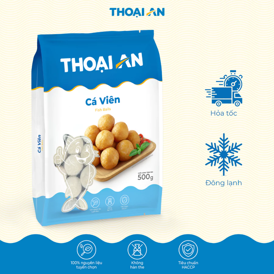 Cá viên Thoại An 500g (Đông lạnh) Cá viên Thoại An 500g (Đông lạnh) - Ảnh 2