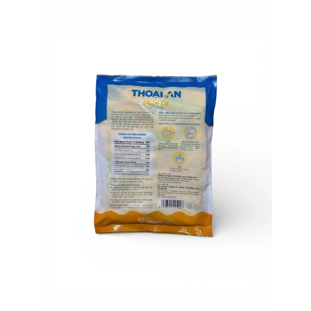 Chạo Cá Thoại An 500g (Đông lạnh) Chạo Cá Thoại An 500g (Đông lạnh) - Ảnh 3